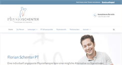 Desktop Screenshot of physiotherapie-schenter.at